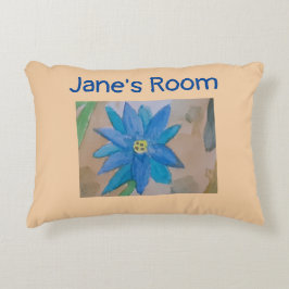 青い花 アクセントクッション