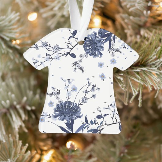 青い花 オーナメント (ツリー)