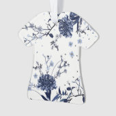 青い花 オーナメント (正面)