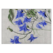 青い花 カッティングボード (正面)