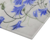 青い花 カッティングボード (角)