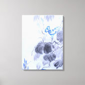 青い花 キャンバスプリント (正面)