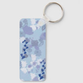 青い花 キーホルダー (裏面)