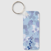 青い花 キーホルダー (正面)