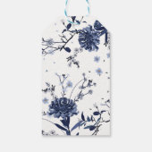 青い花 ギフトタグ (裏面)