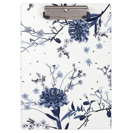 青い花 クリップボード (正面)