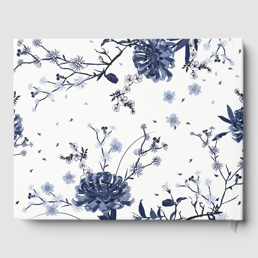 青い花 ゲストブック (裏面)