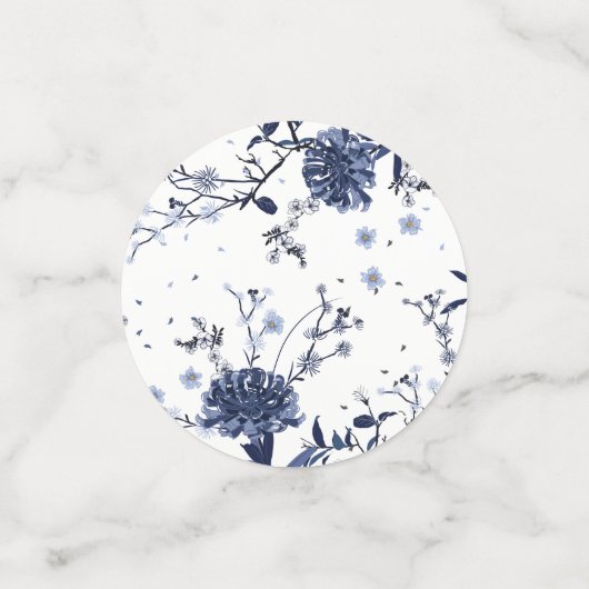 青い花 コンフェッティ (スモール正面)