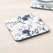 青い花 コースター (左側)