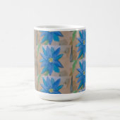 青い花 コーヒーマグカップ (中央)