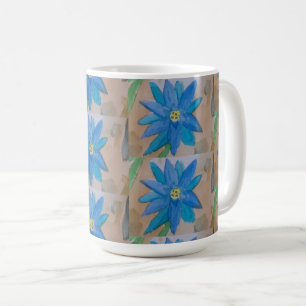 青い花 コーヒーマグカップ