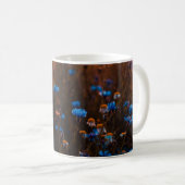 青い花 コーヒーマグカップ (正面右)