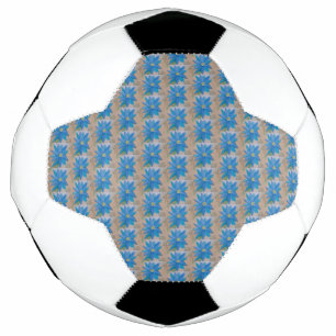 青い花 サッカーボール