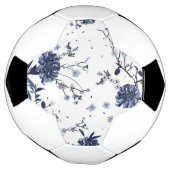 青い花 サッカーボール (回転)