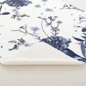 青い花 シェルパブランケット (3/4)