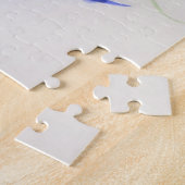 青い花 ジグソーパズル (側面)