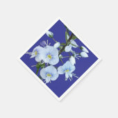 青い花 スタンダードカクテルナプキン (角)