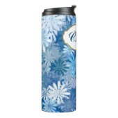 青い花 タンブラー (回転左)