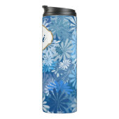 青い花 タンブラー (回転右)