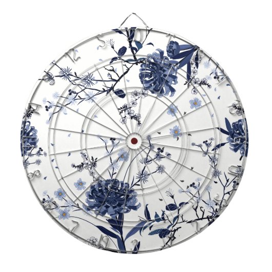 青い花 ダーツボード (正面)