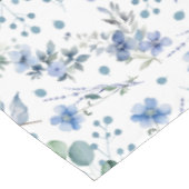 青い花 テーブルクロス (アングル)