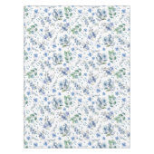 青い花 テーブルクロス (正面)