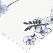 青い花 テーブルクロス (アングル)