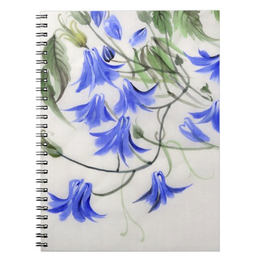 青い花 ノートブック (正面)