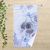 青い花 ハンドタオル