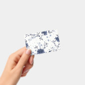 青い花 バッジ (手持ち)