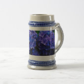 青い花 ビールジョッキ (正面右)