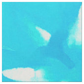 青い花 ファブリック (クローズアップ)