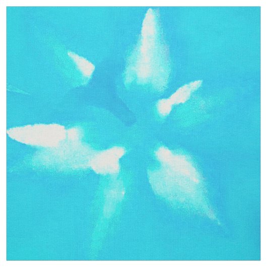 青い花 ファブリック (見本)