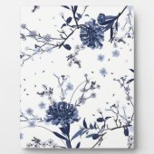 青い花 フォトプラーク (正面)