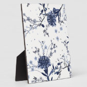 青い花 フォトプラーク (側面)