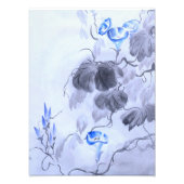 青い花 フォトプリント            (正面)