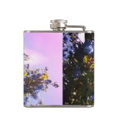 青い花 フラスク (裏面)