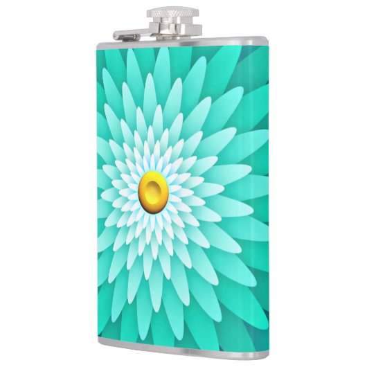 青い花 フラスク (左)