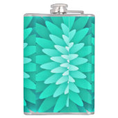 青い花 フラスク (裏面)