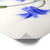 青い花 ポスター (角)