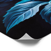 青い花 ポスター (角)