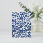 青い花 ポストカード (スタンド正面)