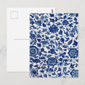 青い花 ポストカード (正面/裏面)