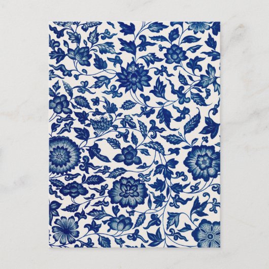 青い花 ポストカード (正面)