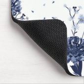 青い花 マウスパッド (コーナー)