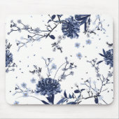 青い花 マウスパッド (正面)