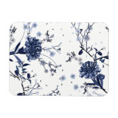 青い花 マグネット (横)