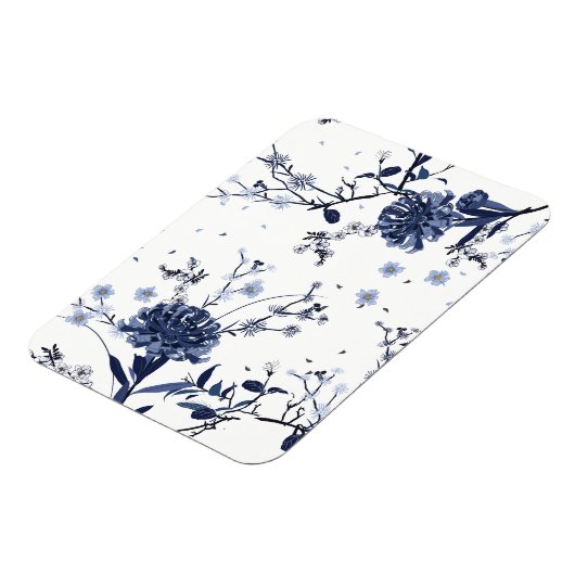 青い花 マグネット (左側)