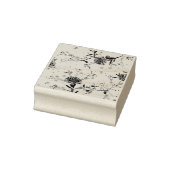 青い花 ラバースタンプ (スタンプ)