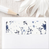 青い花 ラベル (インサイチュ)